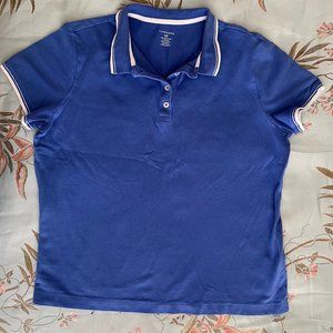 2 Ladies Sport Tees with Collar in Cotton Knit